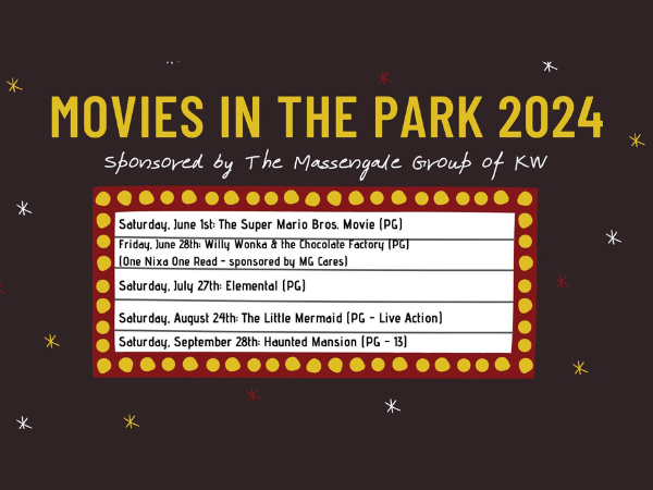 Families gather at McCauley Park for the 'Movies in the Park' series, a summer evening tradition in Nixa, MO.